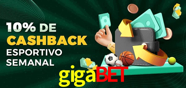 10% de bônus de cashback na gigabet
